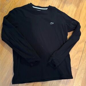 Lacoste Men's Classic Black Long Sleeve Tee